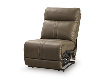 Max-Media Power Reclining Sectional with Audio Consoles
