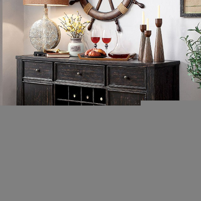 Sania 5 Pc Counter Ht Table Set Rustic