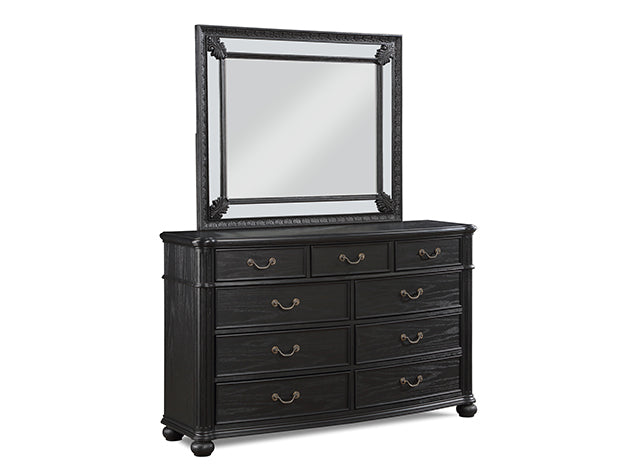 Crown Mark Furniture Kingsbury 9 Drawer Dresser in Black image