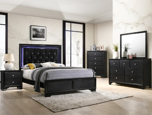 Crown Mark Micah 7 Drawers Dresser in Black image