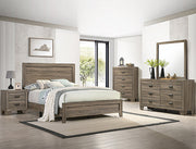 Crown Mark Millie Full Panel Bed in Grey image