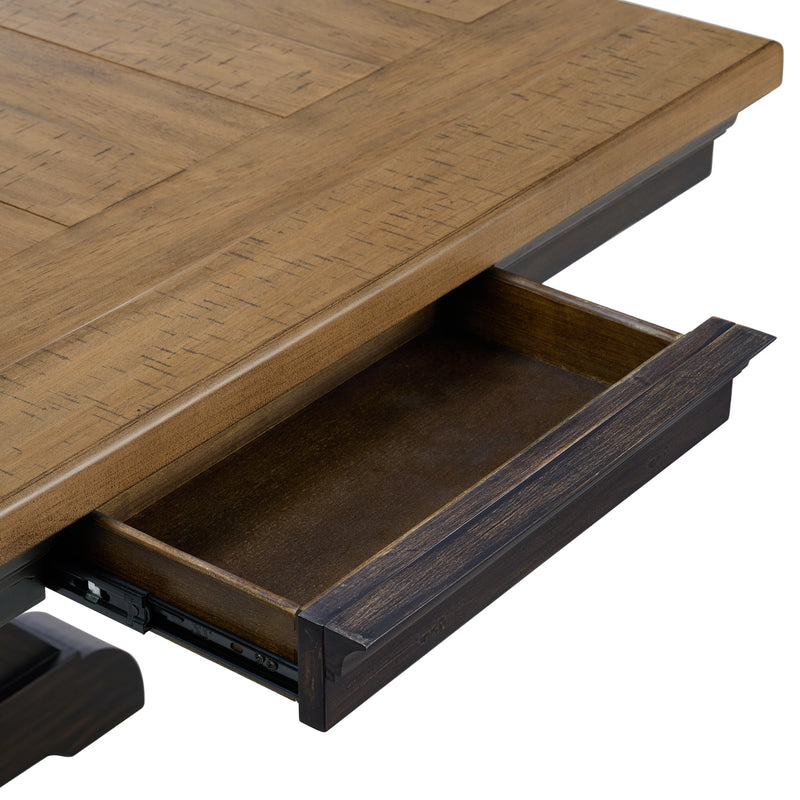 Montrose Dining Set in Espresso and Brown