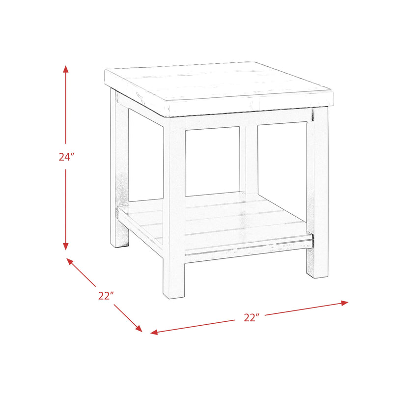 Marcello w/ White Top - End table
