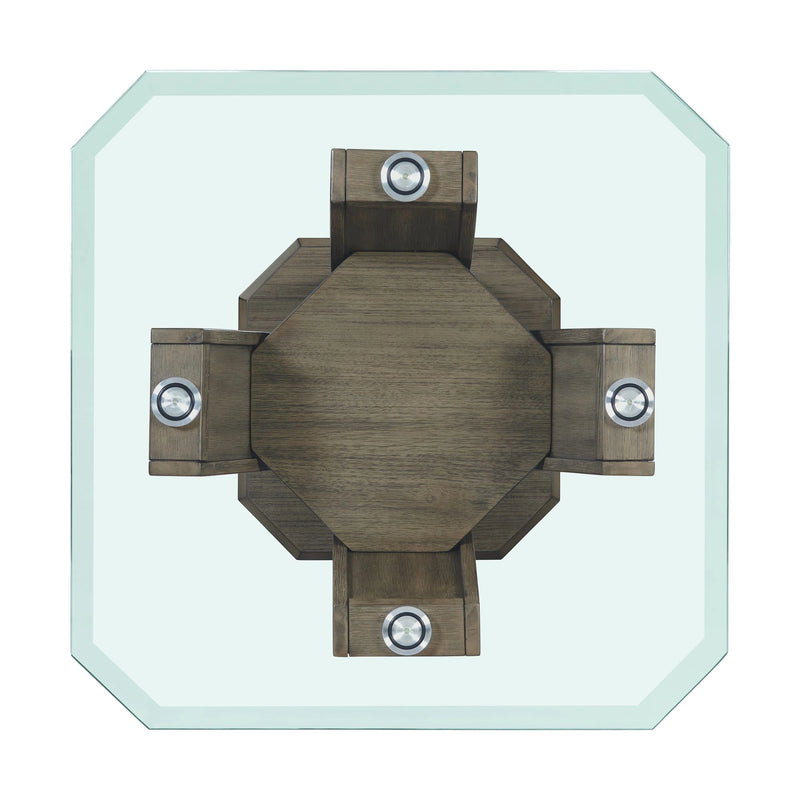 Dapper Square End Table Grey