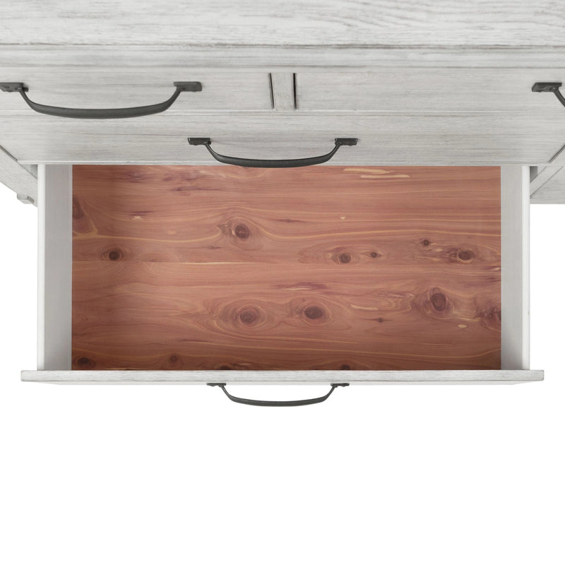 Scott Dresser & Mirror Set White Finish