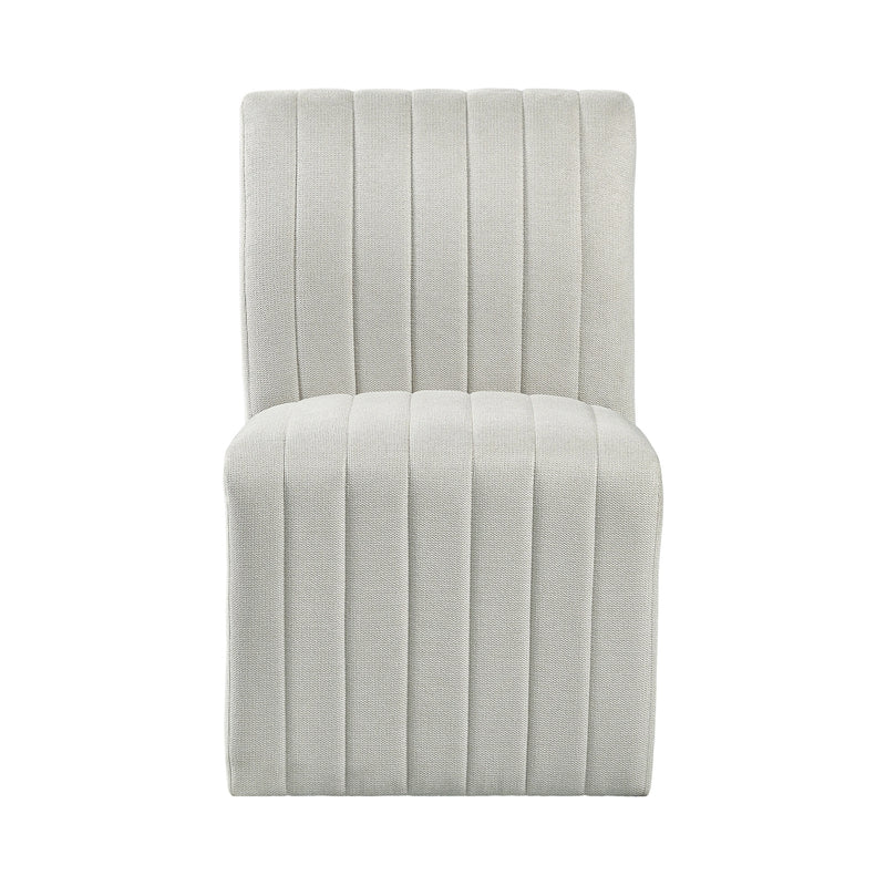 Jemma Upholstered Side Chair in Beige Linen (2 Per Carton)