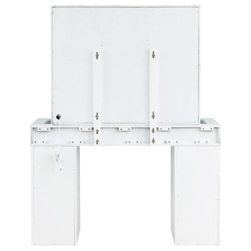 Regina Makeup Vanity Table with LED Mirror and Stool