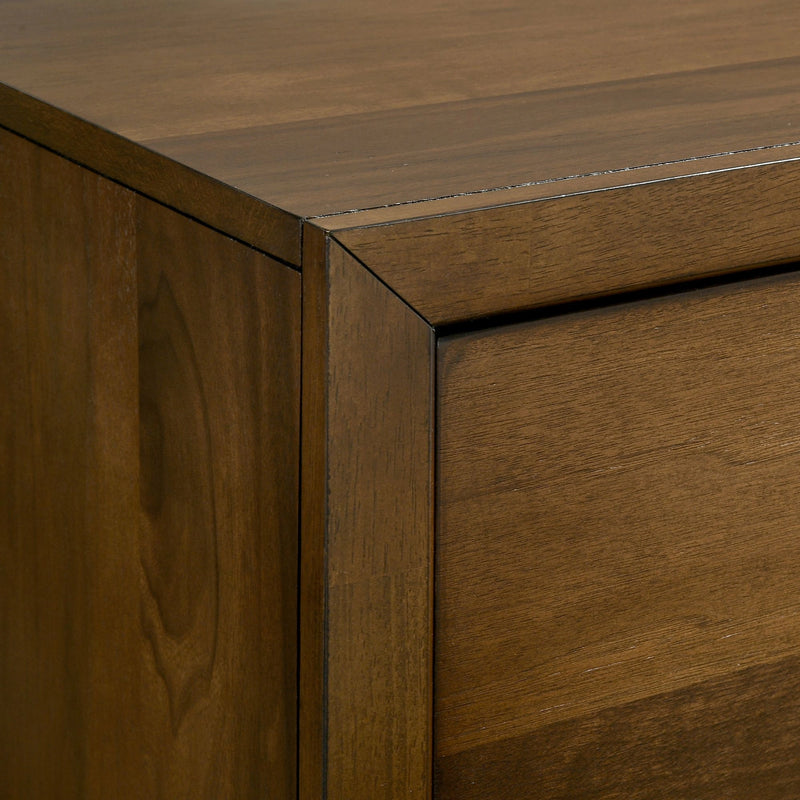 Malibu Panel Bedroom Set in Walnut
