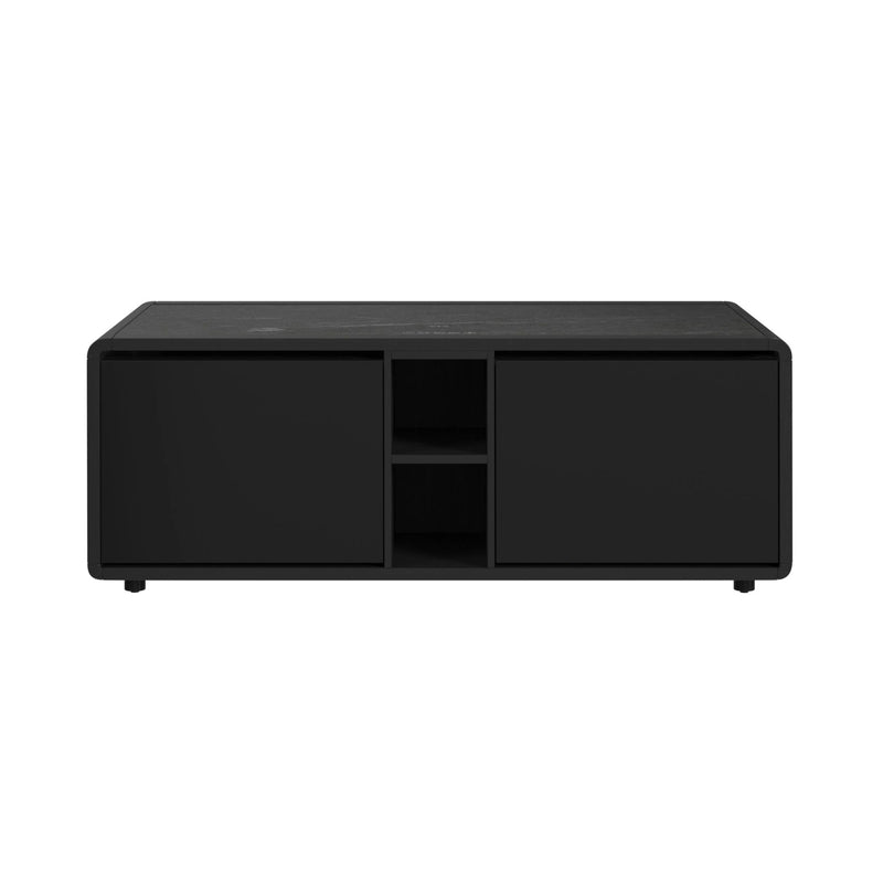 Halo Smart Coffee Table with Cooler and Speaker in Black