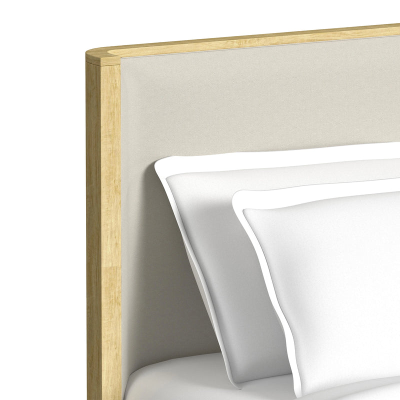Sylvie UPH Bedroom Set with 2 Nightstands