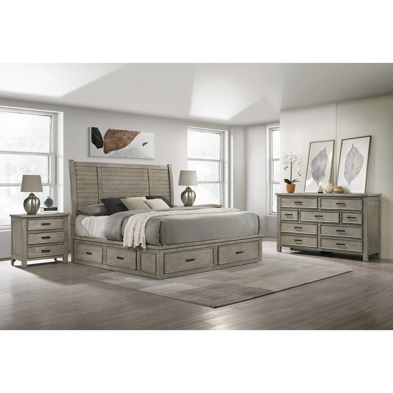 Sullivan Storage Bedroom Set with 2 Nightstands