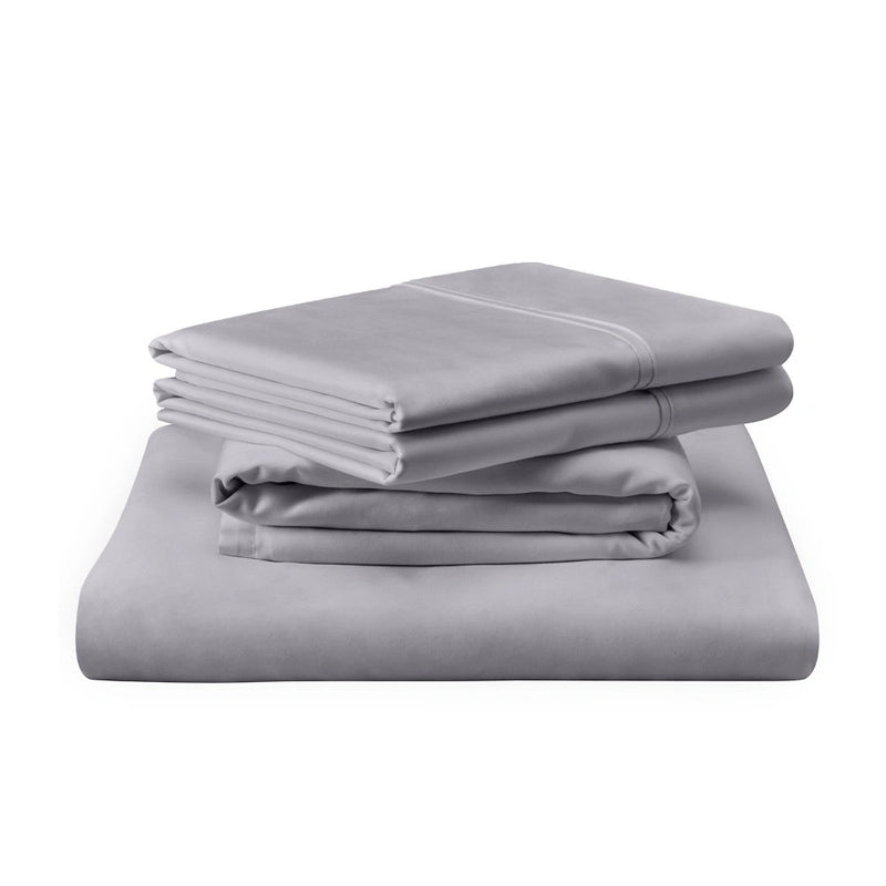 TEMPUR Luxe Egyptian Cotton Sheet Set Cool Gray