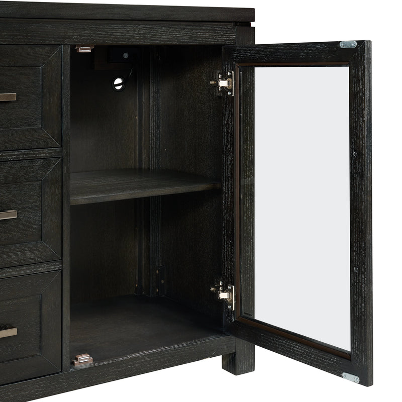 Elodie Server in Charcoal