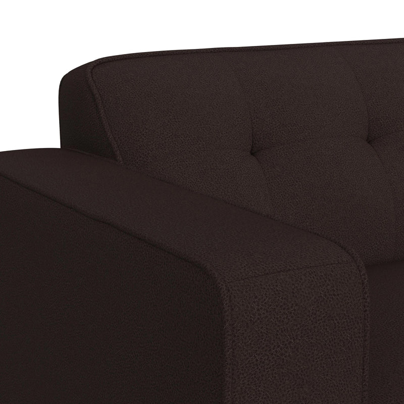 Destiny Living Room Set in Pebble Brown