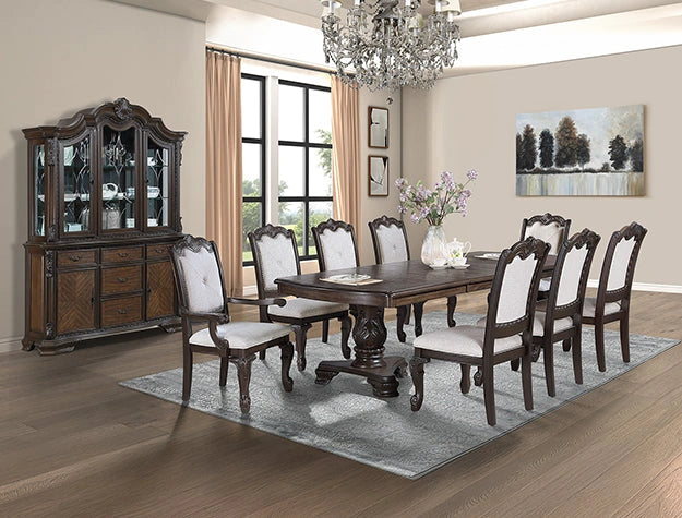 Kiera Side Chair-Coffee Brown