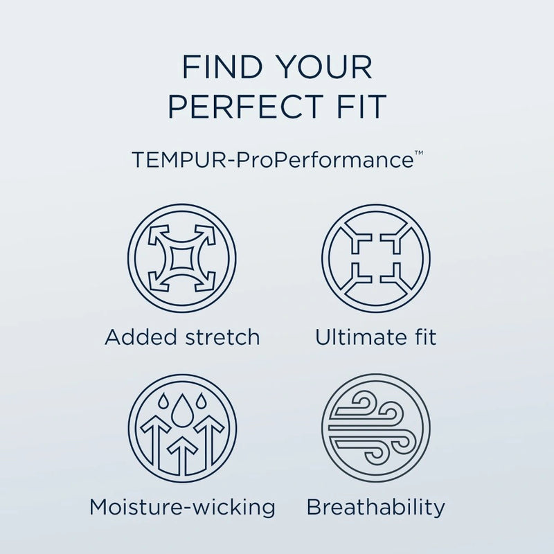 Tempur-Pedic ProPerformance Pillowcase Set - Graphite