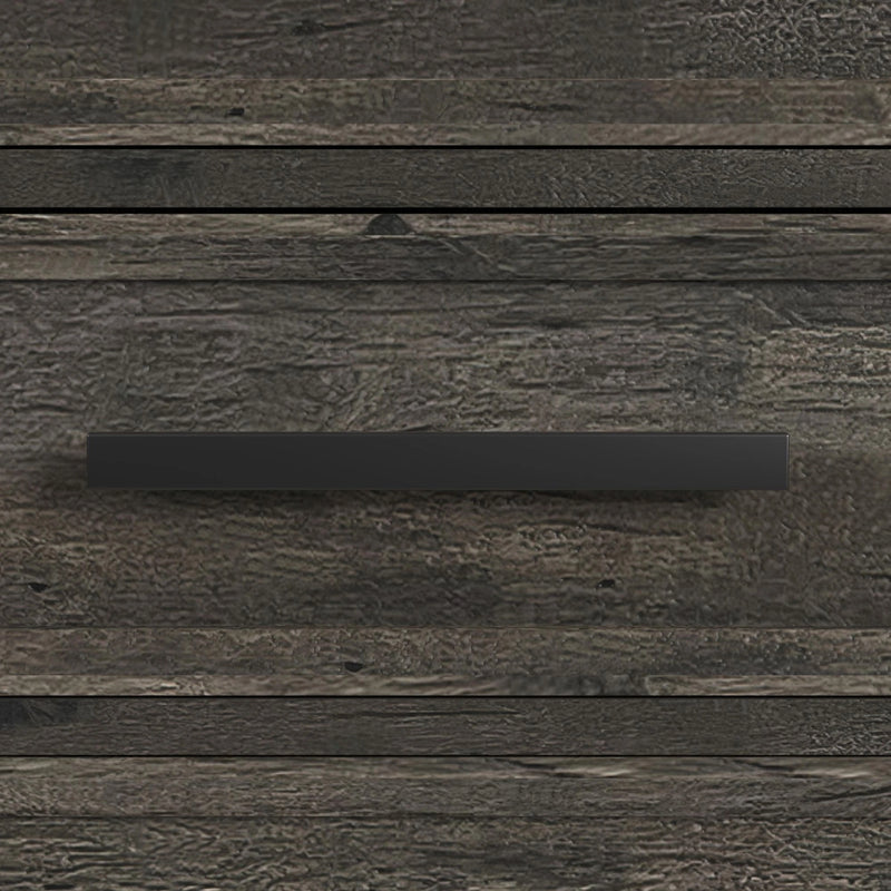 Park Ridge Bedroom Set with 2 Nightstands in Charcoal