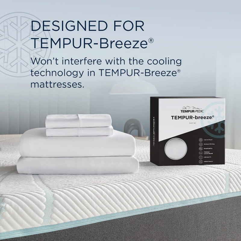 Tempur-Pedic Breeze Pillowcase Set - White