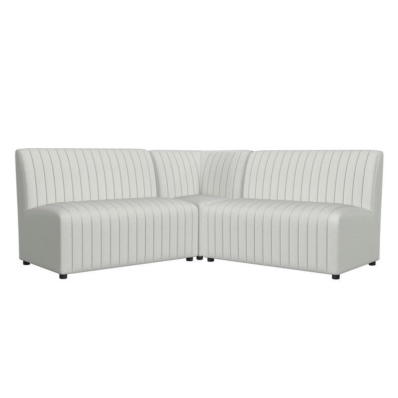 Jemma Upholstered Bench in Beige Linen