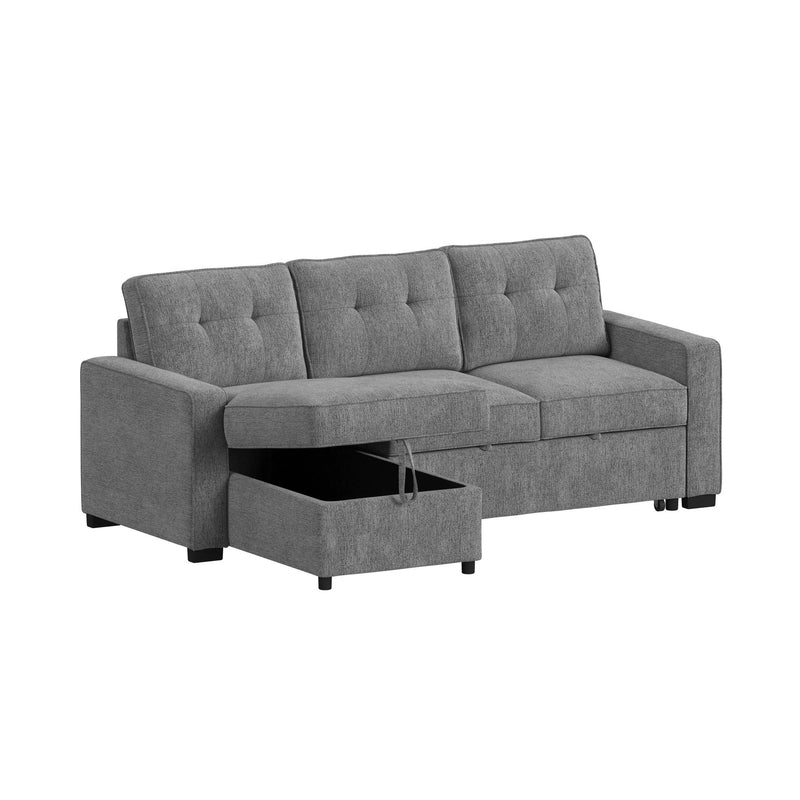 Homer 2PC Sectional Set in Clementine Grey