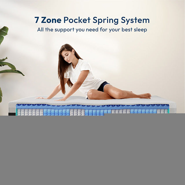 Verbena 12" Queen Hybrid Pocket Coil Mattress