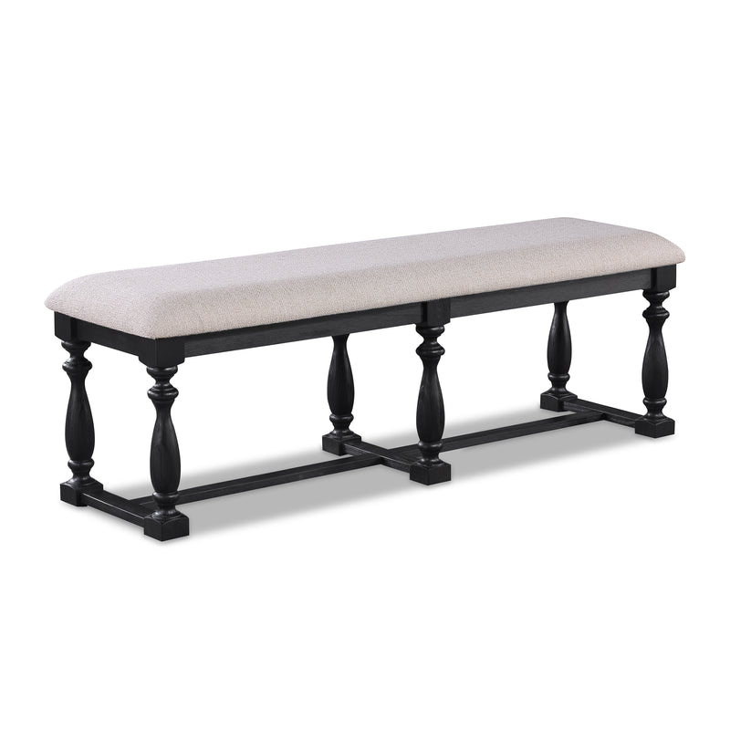 Regent Bench Charcoal Black