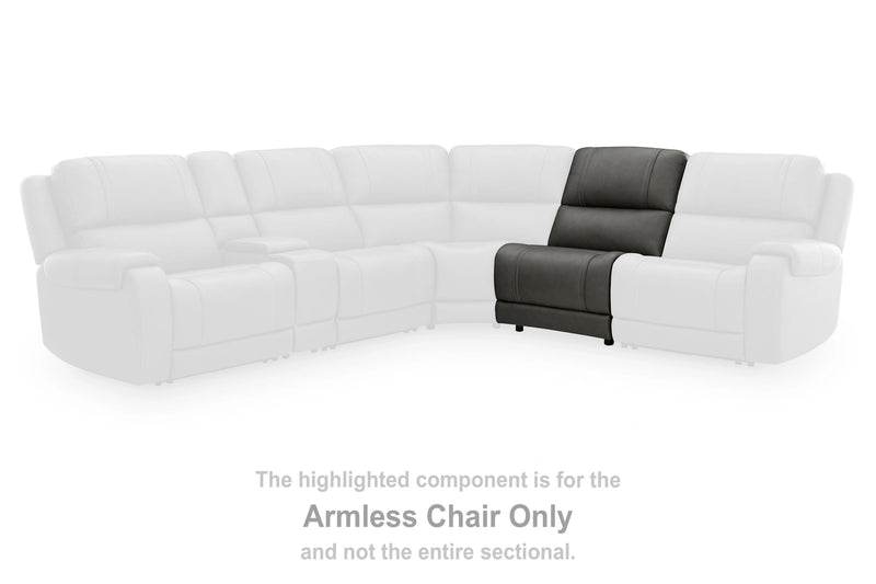 5Z-Harrenhurst Power Sectional Reclining Sofa