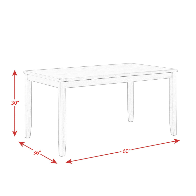 Alex 60" 7PC Dining Set