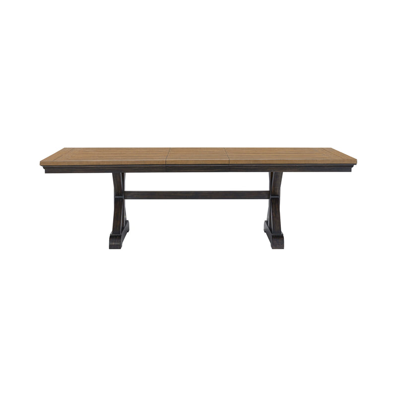 Montrose Dining Table with 20"" Leaf in Espresso and Brown