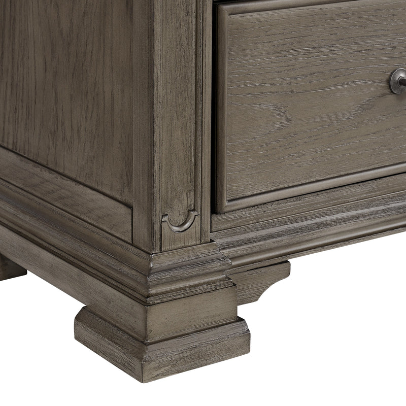 Kings Court 3-Drawer Nightstand (Sliding Top)
