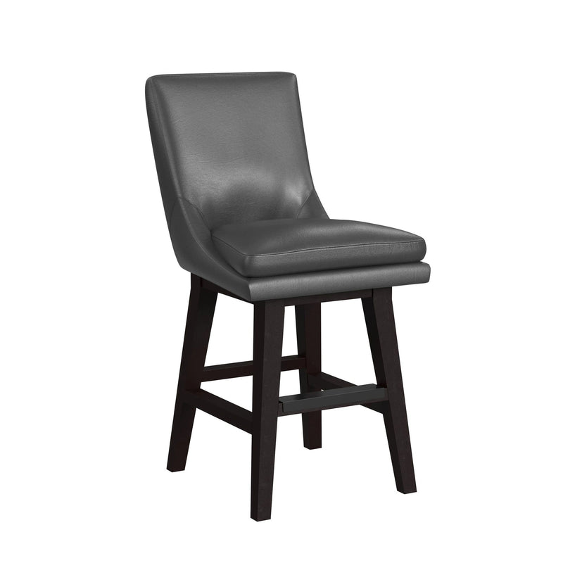 Villanova Swivel Counter Stool in Espresso (2 Per Carton)