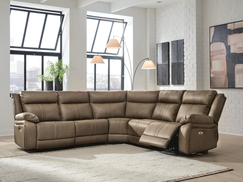 Max-Media Power Reclining Sectional