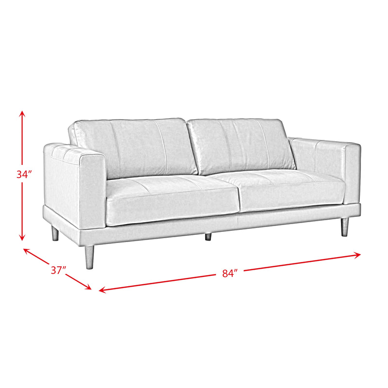 Hampton Sofa In Fiero (Top Grain/PVC)