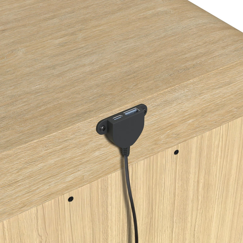 Ridgemont 2-Drawer Nightstand with USB