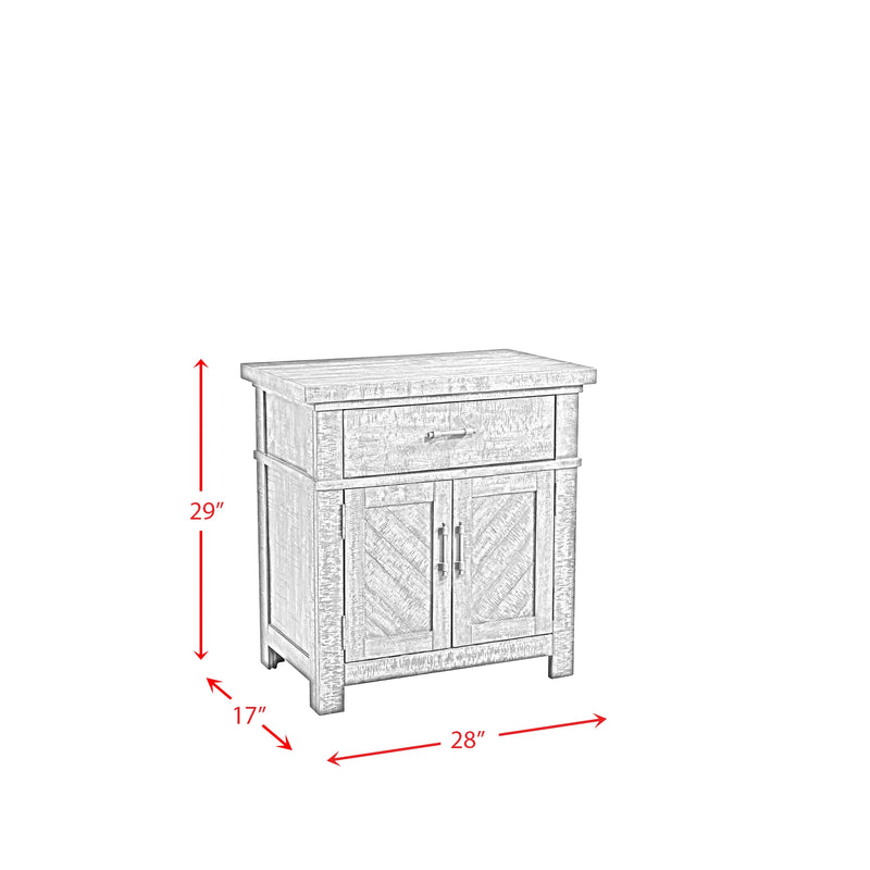 Jax Platform Storage Bedroom Set in Cherry