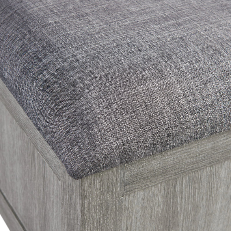 Uster Coffee Table W/Four storage Stools Grey