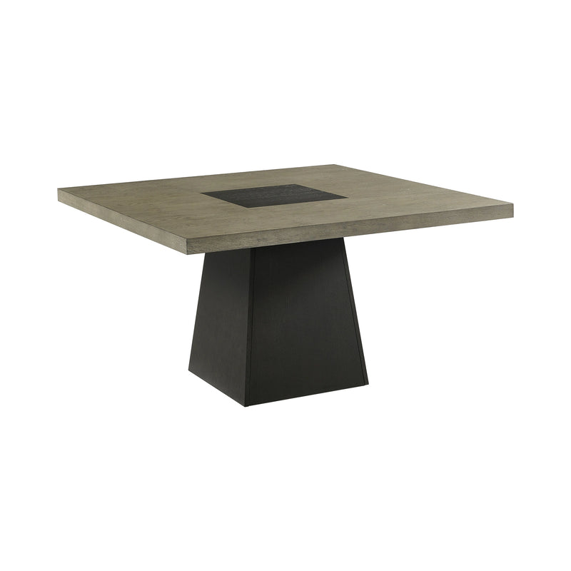 Jemma Square Table w/ Grey Top & Dark Espresso Base