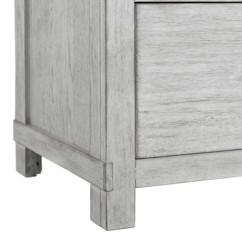 Scott Platform Storage Bedroom Set White Finish