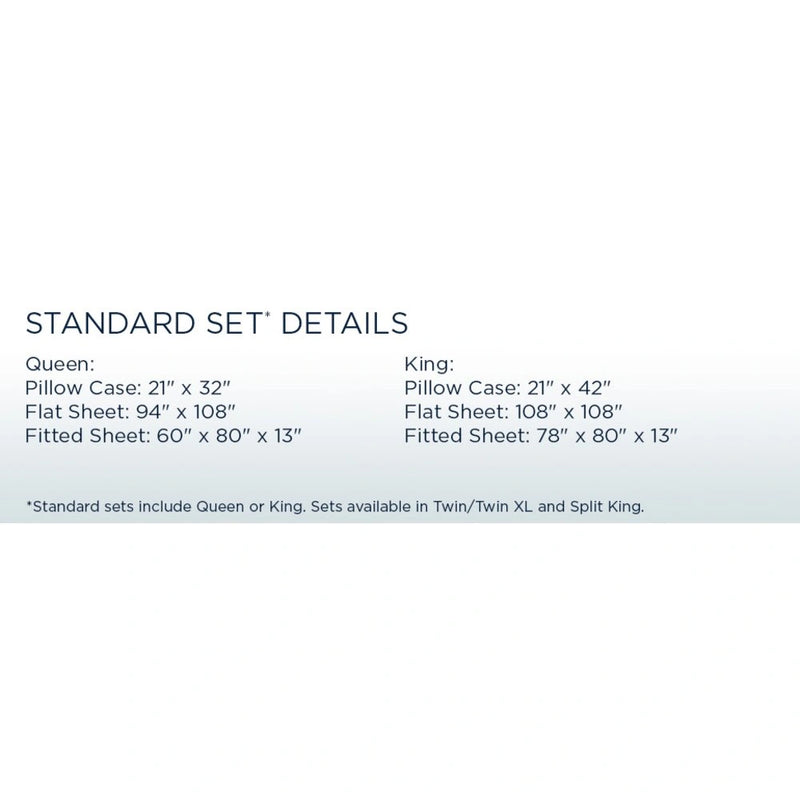 Tempur-Pedic ProPerformance Sheet Set- Sleepy Blue
