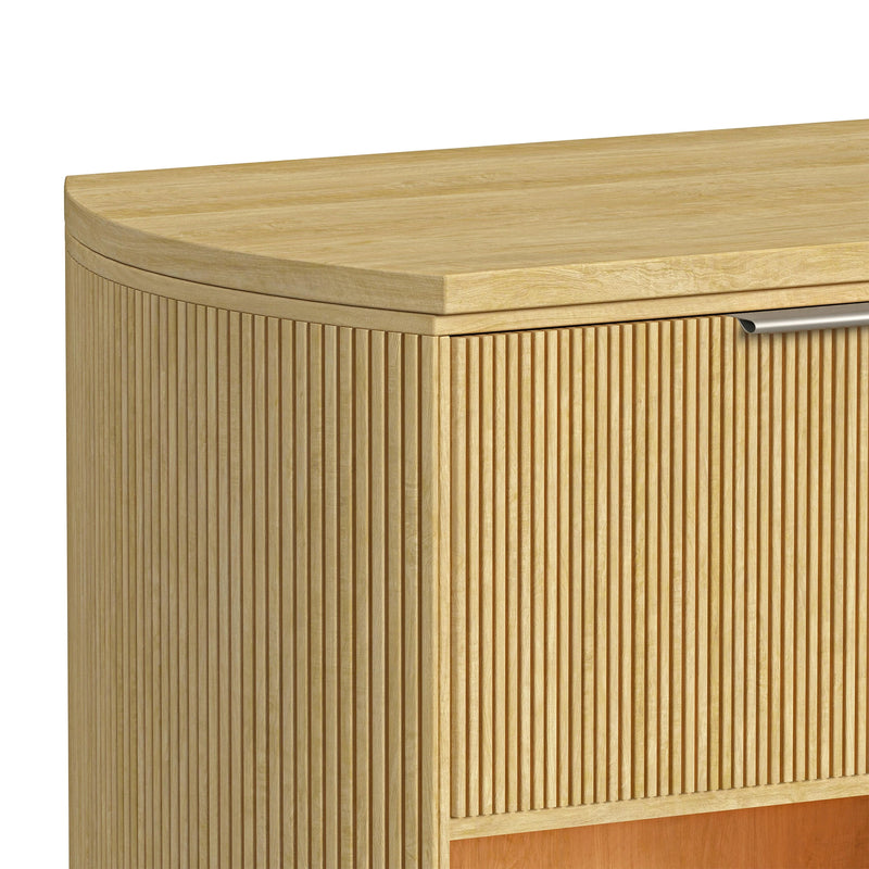 Sylvie UPH Bedroom Set with 2 Nightstands