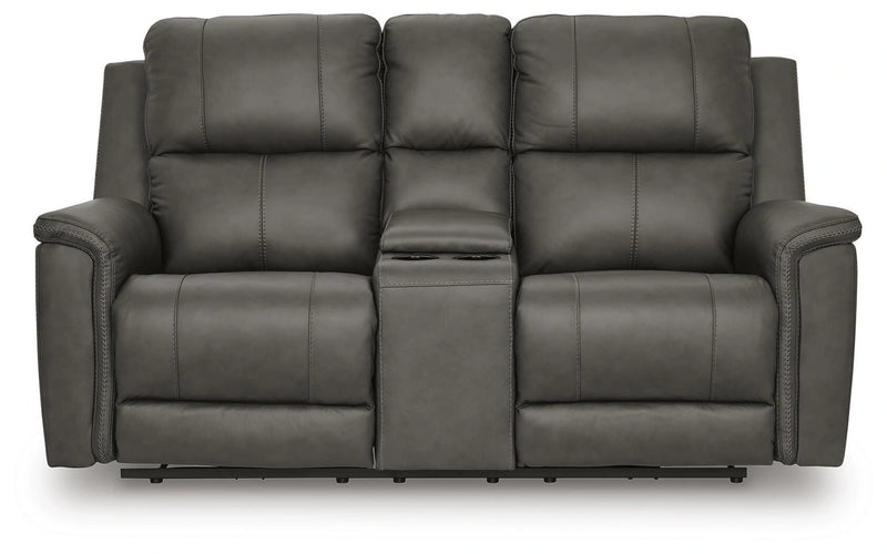 Beryton Power Reclining Loveseat with Console