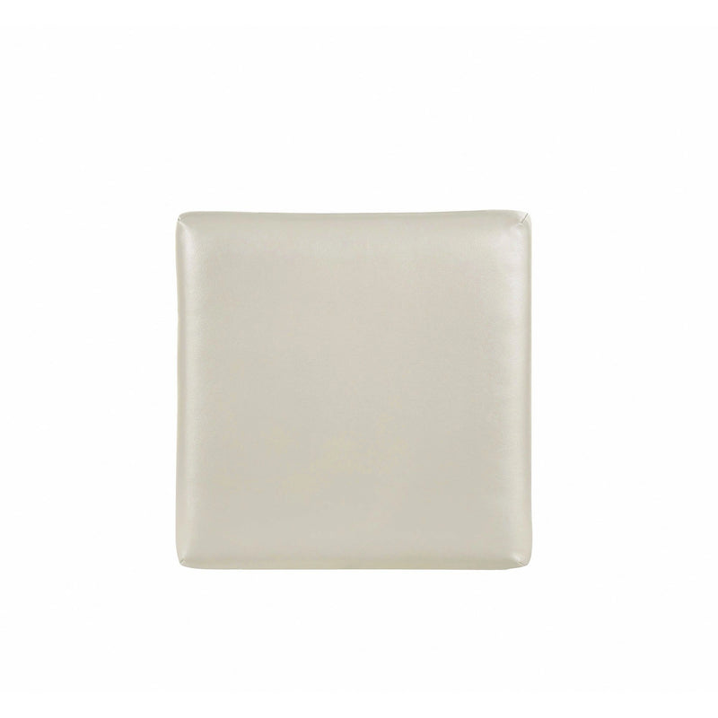 Twenty Nine Dressing Stool W/Acrylic Leg White