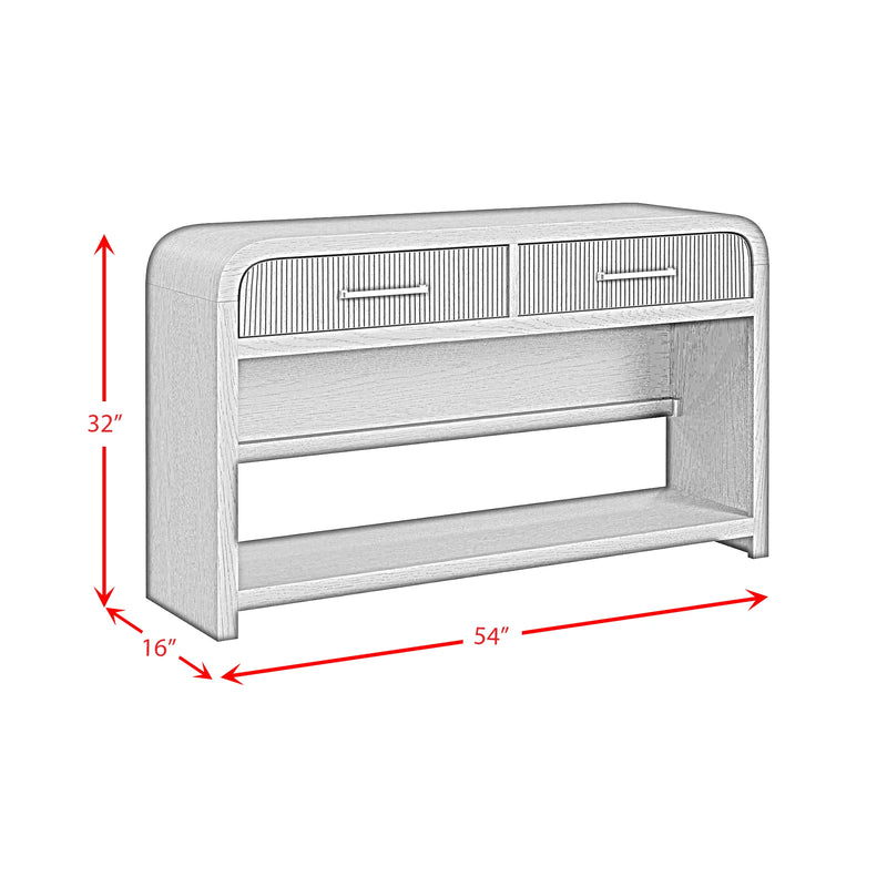 Ridgemont Sofa Table with Bottom Shelf