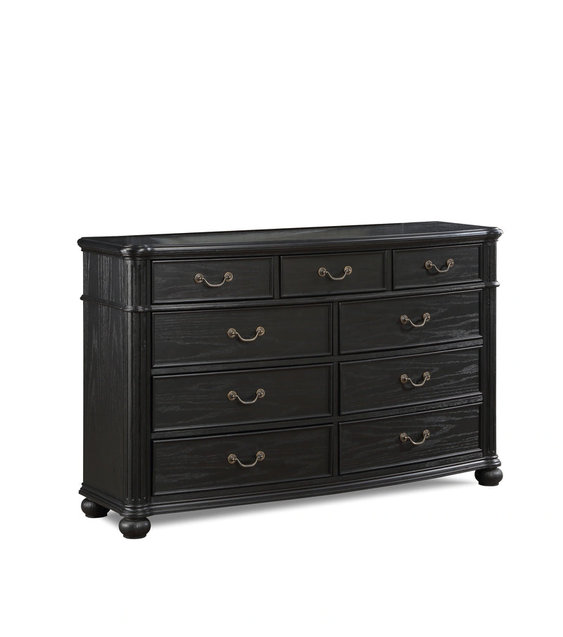 Crown Mark Furniture Kingsbury 9 Drawer Dresser in Black image