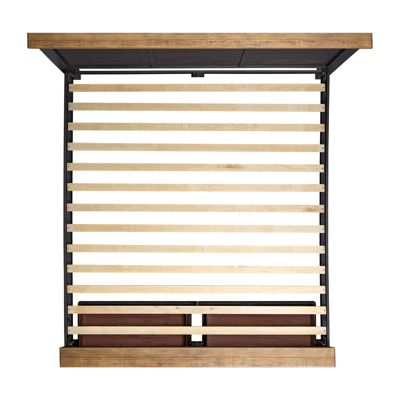 Montrose Storage Bed in Espresso & Brown