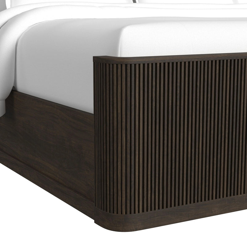 Sylvie UPH Bedroom Set with 2 Nightstands