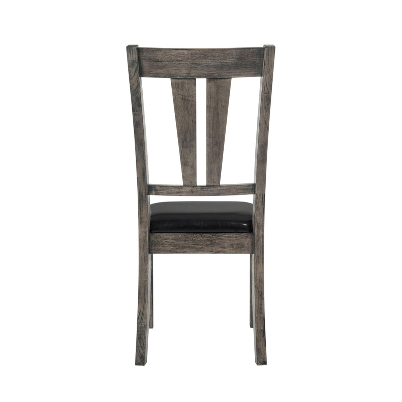 Nathan Fan Back Chair W/Pu Seat (2 Per Pack)