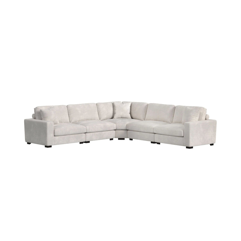 Arizona Modular Wedge with 1 pillow 20"" in Steno Beige