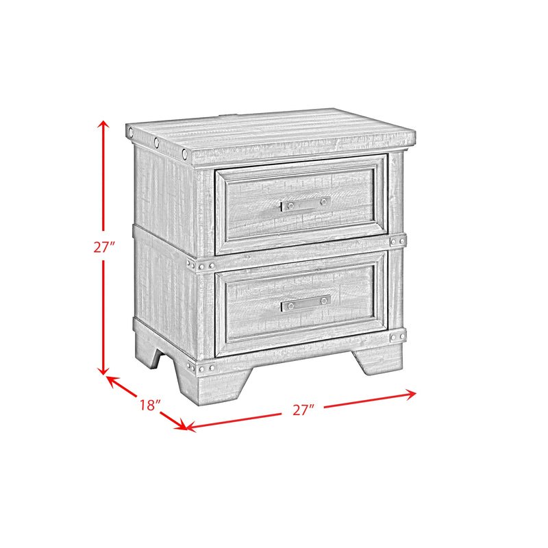 Colorado City Storage Bedroom Set in Charcoal