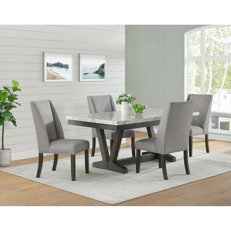 Everdeen Dining Set in Charcoal